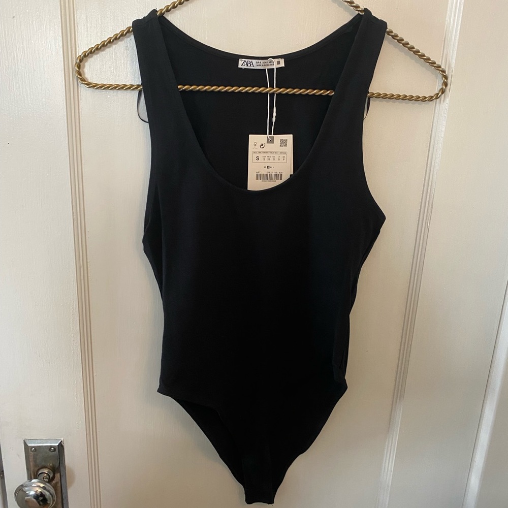 Zara black bodysuit